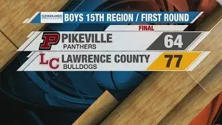 HIGHLIGHTS - Boys 15th Region 1st Round: Lawrence County vs. Pikeville