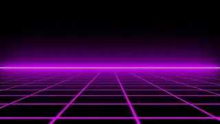 Glowing Purple Grid Lines L to R - FREE FOOTAGE
