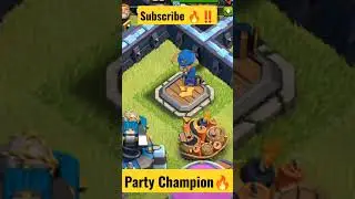 2022 Party Champion skin🔥💥🤯 #short #shorts #coc #clashofclans #viral #viralshorts