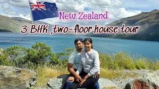 New Zealand ல் 3BHK ,2 floor house tour #newzealand #housetour #3bhkflat #townhouse #hometour