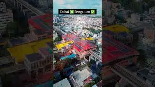 Bengaluru | Namma Metro | Bangalore City Drone view #bangaloreflex #bengaluru #metro #bangalore