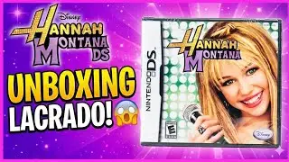 Hannah Montana DS LACRADO 😱 | Unboxing de Jogo Original Nintendo DS