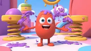 Fall Guys Silly Bean Flipped in the Goo Basin | Fun Kids Song | Nursery Rhyme