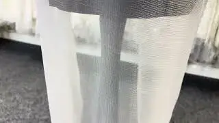 Ivory Silk Crinkled Chiffon - Gratification