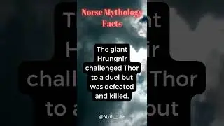 Hrungnir challenged Thor ⚡🤯🤯