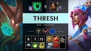 Thresh Support vs Nidalee - EUW Grandmaster Patch 25.16