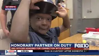 Bay Minette school resource officer honored