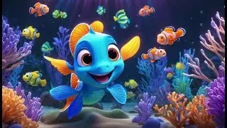 Ollie Octopus Waves Hello | Ocean Animals Song for Kids | Fun Underwater Rhyme