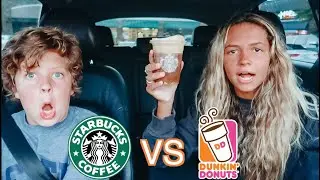 STARBUCKS VS. DUNKIN FALL MENU ITEMS *honest review*