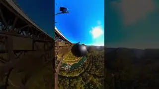 Human catapult BASE jump Bridge Day 2022 New River Gorge Bridge West Virginia