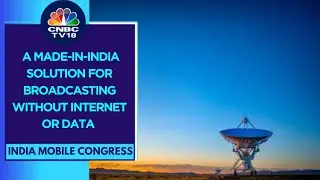 Saankhya Labs' Parag Naik On Their Made In India Transmitter For Direct Mobile Broadcast | IMC 2023