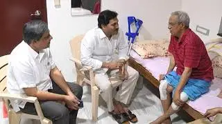 AP CM VISIT TO SRI MADHU, CPM STATE SECRETARY HOUSE AND INQUIRE ABOUT HIS HEALTH ON 07112019