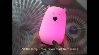 EN Rabbit&Friends silicone lamps