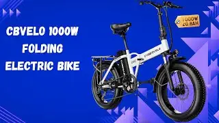 30MPH Top Speed, 80 Miles Range CBVELO Electric Bike Review