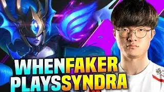 WHEN FAKER PLAYS SYNDRA MID!   SKT T1 Faker Plays Syndra vs Camile Mid! | Season 2020 KR SoloQ
