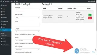 Send Wordpress Posts to Telegram Channel Automatically using Tuyul Ninja Plugin