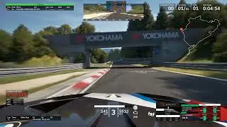 Rennsport -  BMW M4 GT4 1Round Nürburgring Nordschleife 24h Layout