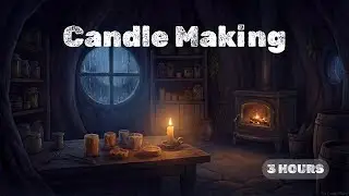 Candlelight in a Rainy Treehouse | Cozy Fantasy Sleep Story (Rain Sounds) - 3 Hours
