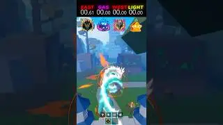 Dragon East vs Gas vs Dragon West vs Light V2 - Speed Test |#roblox #bloxfruits #shorts