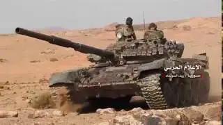 Syrian Army Campaign Against ISIS in the Desert Southeast Sweida
