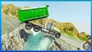 Trucks vs Downhill | Crazy BeamNG
