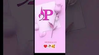 P name status ||P name love status || PLname art || P letter status WhatsApp status #shorts