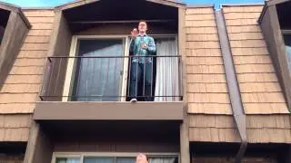 Amazing Two Person Juggling Trick