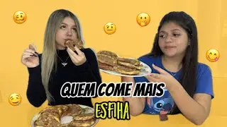 QUEM COME MAIS ESFIHA!! *desafio* 