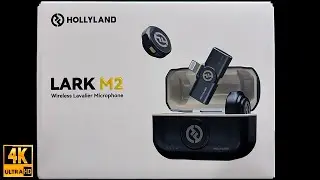 HOLLYLAND LARK M2 Wireless lavalier Microphone unboxing and Accessories