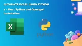 Python and Openpyxl installation in Mac OS