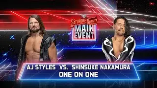 Aj Styles vs Shinsuke Nakamura | WWE 2k25