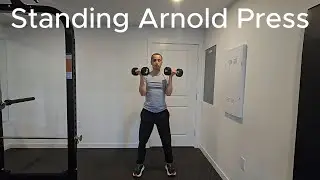 Standing Arnold Press (Dumbbells)