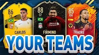 I MAKE YOUR TEAMS! INSANE 200K, 500K, 600K, 800K HYBRID! FIFA 20 SQUAD BUILDER