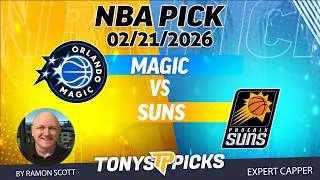 Magic vs. Suns NBA Betting Odds & Picks, 2/21/26 | Night Moves Show