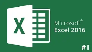 Excel 2016 Walkthrough #1 ~ Getting Started, Basic Formatting, SUM Formula
