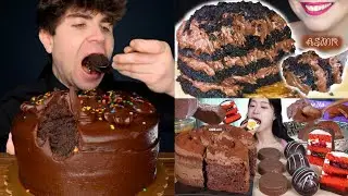 MUKBANGERS CHOCOLATE CAKE PARTY 