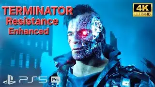 TERMINATOR: Resistance Enhanced PS5 PRO The Warehouse District 4K HD Ray Tracing