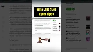 Yuga Labs Sues Ryder Ripps #shorts