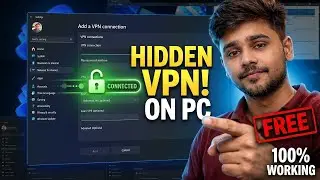 Free VPN Windows 11 में कैसे लगाएं? | Built-in Feature का Use करें
