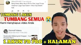 JANGAN !! Membuat halaman facebook pake satu akun Fb Pro utama