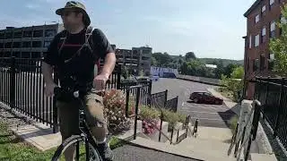 Norwottuck Rail Trail from Hadley to Easthampton Massachusetts