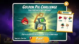 Angry Birds 2 The Golden Pig Challenge with Red  2025 #ab2 golden pig challenge today