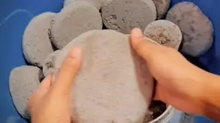 Pure Cement & Sand ASMR | Dusty Crunchy Crumbling (No Talking)