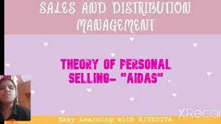 THEORY OF PERSONAL SELLING - AIDAS