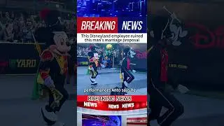 This Disneyland employee ruinedthis man's marriage proposal #foryou #news #breakingnews