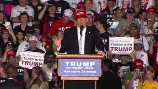 Donald Trump Speaks in Delaware (Full Speech)