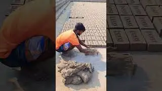 Tiles cake #clay bricks #buildingmaterial #shortvideo #buildingmaterial #short