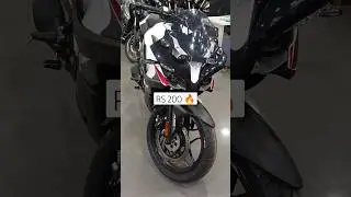 2024 Bajaj Pulsar RS 200 Pearl White Colour 💥🔥 #millionaire #rs200 #pulsarrs200 #shorts #explore