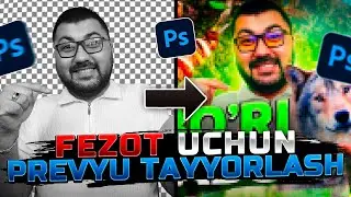 FEZOT KANALI UCHUN PREVYU TAYYORLASH JARAYONI ┃ #SpeedArt