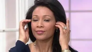Diamonique Dangle Earrings, Sterling on QVC